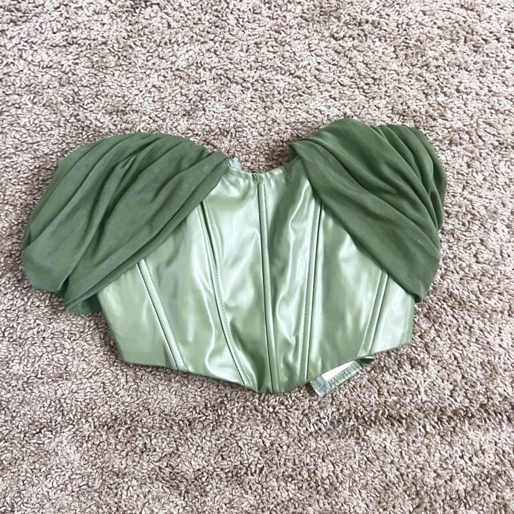 Green corset